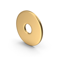 Gold Metal Washer PNG & PSD Images