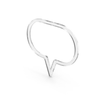 Ice Speech Bubble Symbol PNG & PSD Images