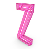 Pink Neon Letter Z PNG & PSD Images