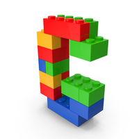 Colorful Toy Brick Letter G PNG & PSD Images