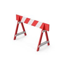 Red Striped Road Barrier PNG & PSD Images