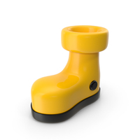 Cartoon Yellow Boot PNG & PSD Images