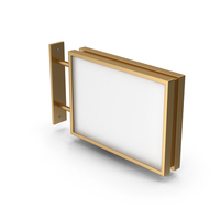 Gold Wall Billboard PNG & PSD Images