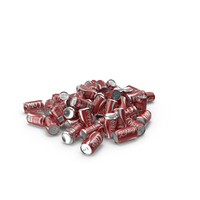 Coke Beverage Cans Heap PNG & PSD Images