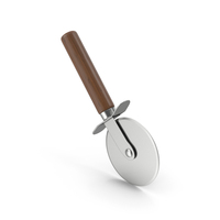 Dark Wood Pizza Cutter PNG & PSD Images