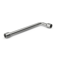 Silver Wheel Wrench PNG & PSD Images