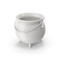 White Cauldron PNG & PSD Images