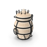 Amphora Tandoor Ceramic With Skewer And Scoop Poker PNG & PSD Images