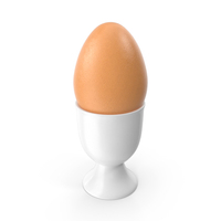 Egg Cup With Brown Egg PNG & PSD Images