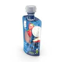 Gerber Pouch Fruit and Yogurt Very Berry PNG & PSD Images