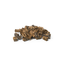 Wood Crate Pile Small PNG & PSD Images