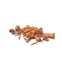 Medium Clay Pipes Pile PNG & PSD Images