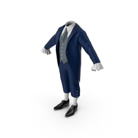 Tailcoat Suit And Shoes PNG & PSD Images