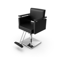 Hydraulic Barber Chair Modern Black PNG & PSD Images