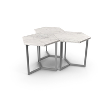 Hex Side Table PNG & PSD Images