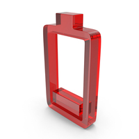 BATTERY LOW ICON GLASS PNG & PSD Images