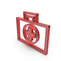 Red Glass First Aid Kit Symbol PNG & PSD Images