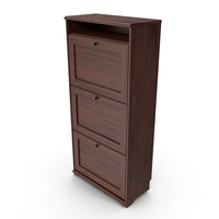 Shoe Cabinet Brusali Brown PNG & PSD Images