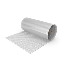 Transparent Bubble Wrap Roll Packaging PNG & PSD Images