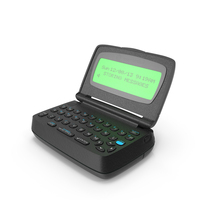 Two-Way Pager with Screen On PNG & PSD Images