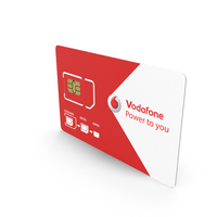 Vodafone Sim Card PNG & PSD Images