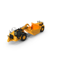 Wheeled Tractor Scraper PNG & PSD Images
