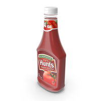 Bottle Of Hunts Tomato Ketchup PNG & PSD Images
