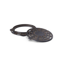 Old Metal Drain Lid PNG & PSD Images