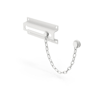 White Door Chain And Lock PNG & PSD Images