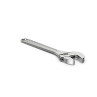 Adjustable Silver Wrench PNG & PSD Images