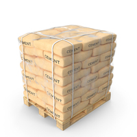 Cargo Cement Sack 8 Row Secured PNG & PSD Images