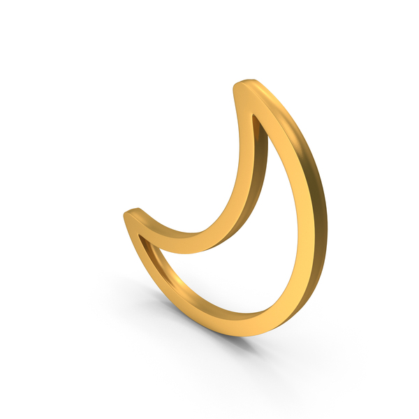 Symbol Moon Gold PNG Images & PSDs for Download