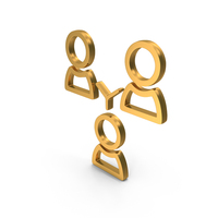 Gold Group Share Symbol PNG & PSD Images