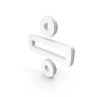 White Math Division Symbol PNG & PSD Images