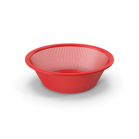 Red Plastic Colander PNG & PSD Images