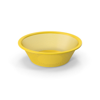 Yellow Plastic Colander PNG & PSD Images