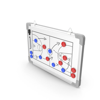 Basketball Coaching Board With Game Plan PNG & PSD Images