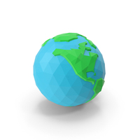 Cartoon Stylized Earth PNG & PSD Images