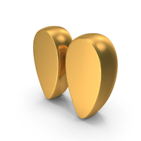 Alphabet Quotations Symbol Bold Font Style Gold PNG & PSD Images