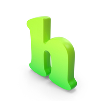 Green Bold Letter H PNG & PSD Images