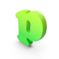 Green Bold Letter P PNG & PSD Images