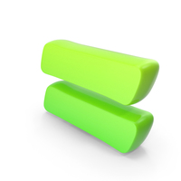 Green Bold Equal To Symbol PNG & PSD Images