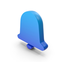 Bell Web Icon Blue Shade PNG & PSD Images