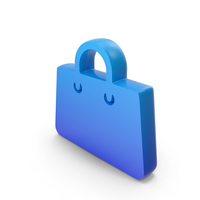 Bag Shopping Logo Blue Shade PNG & PSD Images