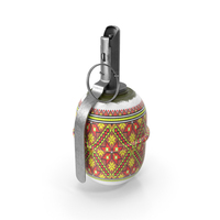 RGD 5 Grenade Embroidery Pattern Rug PNG & PSD Images