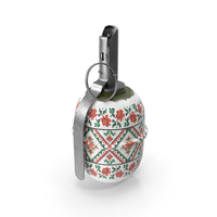 RGD 5 Grenade Embroidery Pattern Pixeled PNG & PSD Images