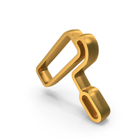 Outline Paint Roller Gold PNG & PSD Images