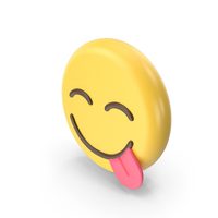 Tongue Out Smile Emoji PNG & PSD Images