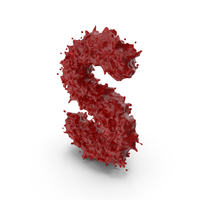 Halloween Bloody Letter S PNG & PSD Images