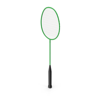Green Badminton Racket PNG & PSD Images